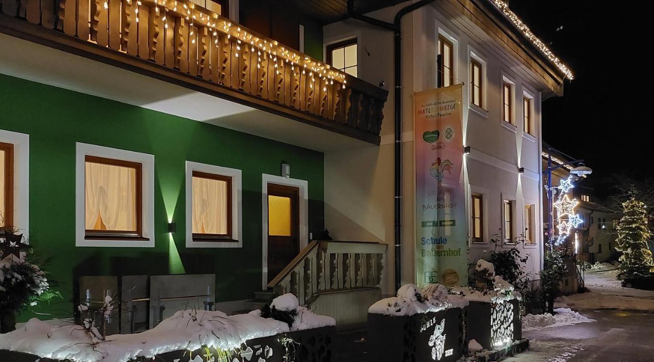Bio-Bauernhof-Hotel Matlschweiger Lassing  Экстерьер фото